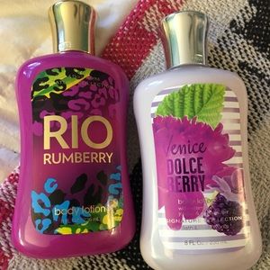 Bath and Body Works lotion bundle